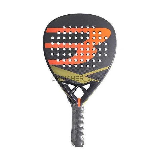 Tennisschläger 2024 New Pala Padel Paddle Tennisschläger Soft Face Carbon Fiber Soft EVA Face Sports Racket Outdoor EquipmentL2402