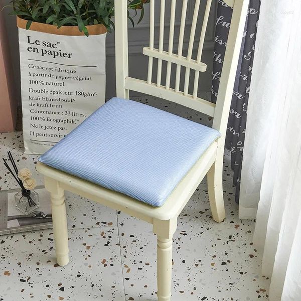 Cuscino Memory Foam per sedia da ufficio in tessuto di rete lavabile rimovibile per quattro stagioni 45x45 cm