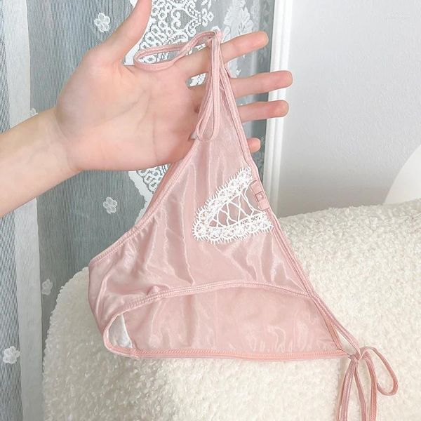 Frauenhöschen 1 stücke Dessous für Damen Sexy Strap Mädchen Rosa Unterhose Tanga Weibliche Unterwäsche Slips Dame Panty 2024