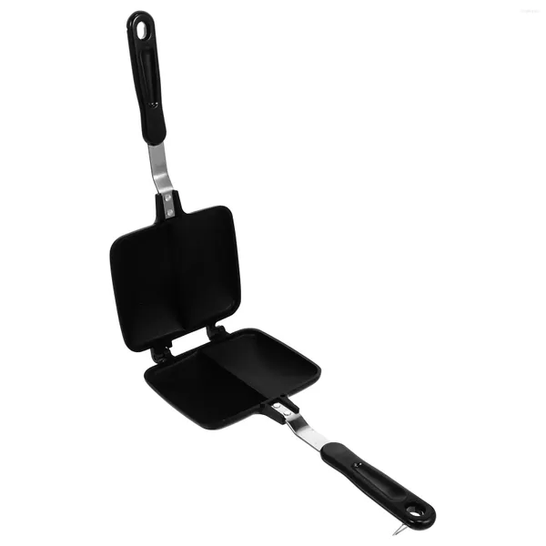 Panelas Flat Skillet Sandwich Pan Antiaderente Prático Panelas Bakeware Cozinha Suprimentos Frigideira