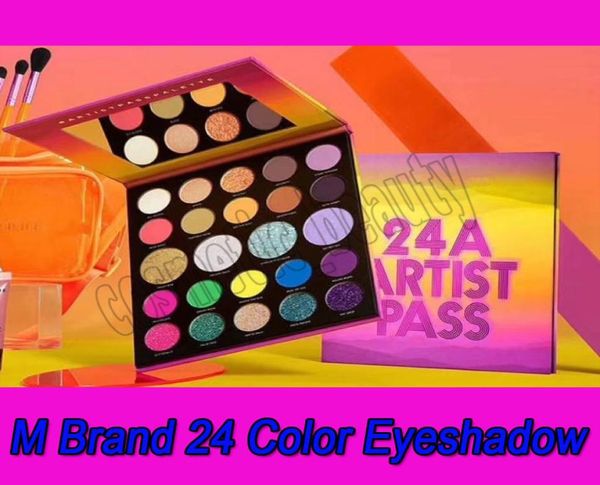 Augen Make-up 24A ARTIST PASS 24 Farben Lidschatten Palette Matt Schimmer Lidschatten Paletten Lidschatten Kosmetik4248998