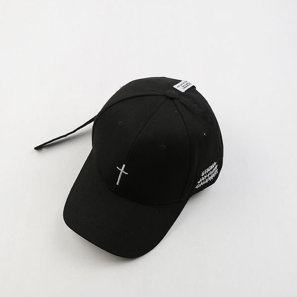 Ballkappen 2021 Stickerei Christian Kreuz Baumwolle Kappe Baseball Casual Snapback Hut Hip Hop Jesus Gott Hüte Für Männer Womens1271l