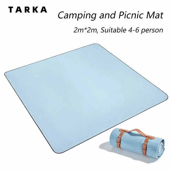 TARKA Coperta da picnic Materasso da campeggio impermeabile ispessito Tenda turistica portatile Tappetino da pascolo Comodo materassino da spiaggia Tappetino da spiaggia240227