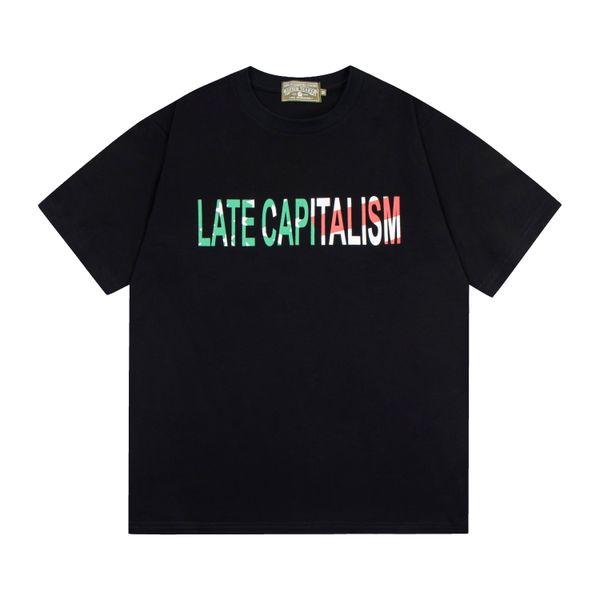 Camiseta de grife masculina tsshirt Europa e os Estados Unidos Hip Hop Personalidade Donut Kapok Round Neck Sleeve Summer New Loose Designer Shirts 8qq