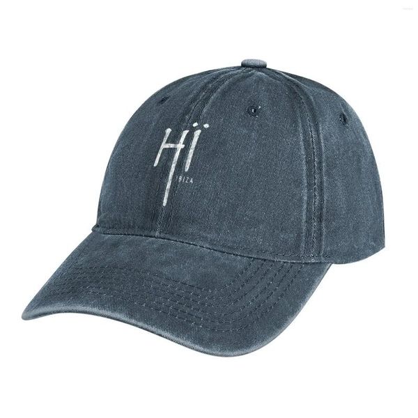 Boinas Hi Ibiza (branco) Chapéu de cowboy Boonie Chapéus Militar Cap Homem Bola Mulheres Homens