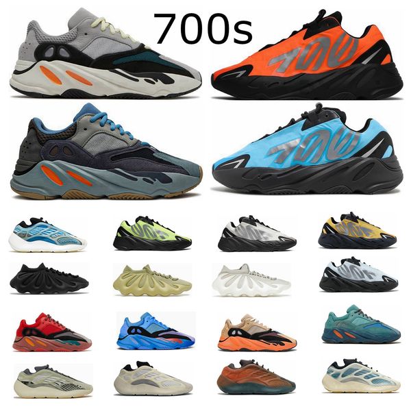 700 OG V3 Laufschuhe Frauen Freizeitschuhe Männer 700er Jogging Wandertrainer Solid grau Hi-Res Red Alvah Kyanite auf Azareth Cloud White Utility Black Loafer V2 Sneakers