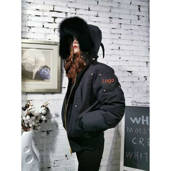 Moose Knuckle Moose Jacket Daunenjacke für Herren, Designer-Daunenjacke, Winterjacken, Windjacke für Herren und Damen, Mode für Sie und Ihn, Thermo-Schlagring IZ32