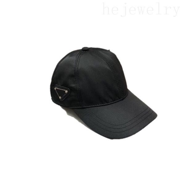 Мужская модная спортивная кепка, обычная приталенная кепка, чистый цвет, нейлоновый материал, устойчивый к ультрафиолету, кепка с изысканными металлическими треугольными бейсболками, классические изогнутые поля PJ051 e4