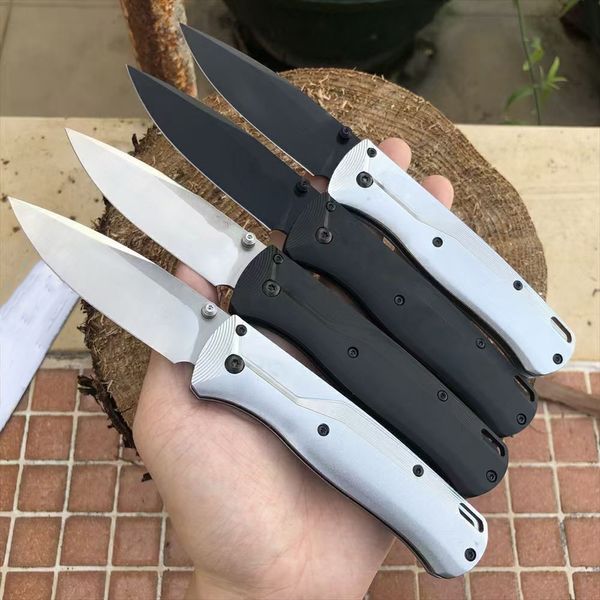 Coltello pieghevole BM 535 con manico in alluminio Coltelli militari tascabili da difesa di sicurezza da campeggio all'aperto