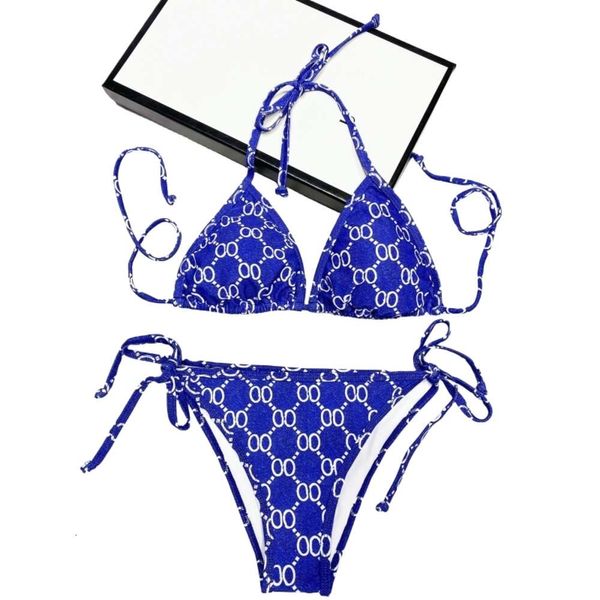 Bikini Designer G Moda di lusso per le donne Costumi da bagno da donna Costume da bagno Ragazze sexy Lettera Perizoma con lacci Estate Costumi da bagno Costumi da bagno bikini da bagno