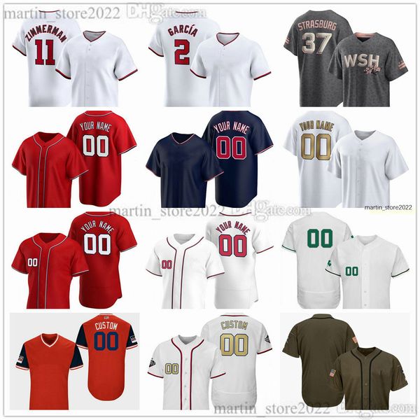 Costurado 2024 Jerseys de Beisebol 67 Kyle Finnegan 44 Dylan Floro 61 Robert Garcia 1 MacKenzie Gore 73 Hunter Harvey 99 Cole Henry 70 Mitchell Parker 79 Jackson Rutledge