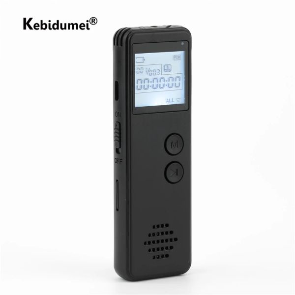 Player Digital Voice Recorder Audio de longa distância Mp3 Dictaphone Ruído Voz One Recording MP3 WAV Record Player 128kbps