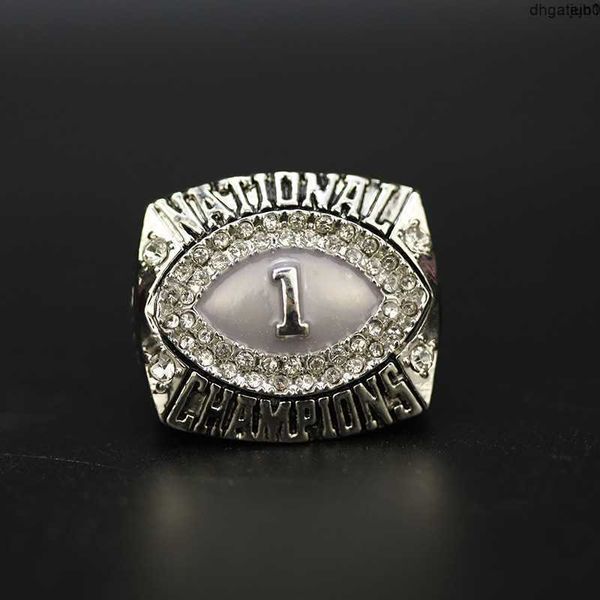 79fm Designer Comemorativo Ring Band Rings 2008 Louisiana University League Ncaa Lsu Championship Ring Oe7k