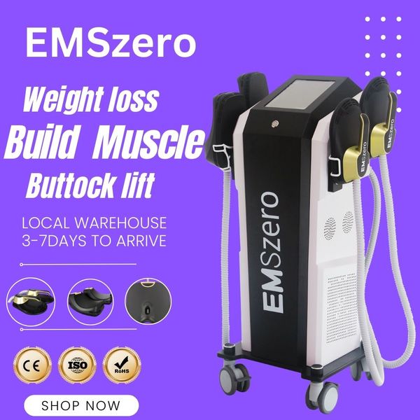 14 tesla emslim neo máquina de emagrecimento nova ems eletro estimulação muscular corpo esculpir bunda construir emszero