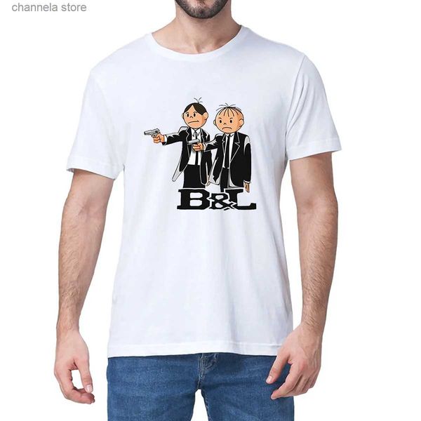 Homens camisetas Unissex Bolek I Lolek Polônia Koszulka Smieszna Polonês Mens Novidade T-shirt Mulheres Casual Polska Bajki Prl Prezent Harajuku Tops T240227