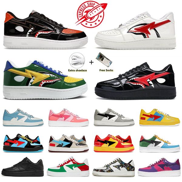 Klassische Sk8-Sneaker mit niedriger Plateausohle, Top-Qualität, Haifischgesicht, Schwarz, Pastellgrün, Witwe, Eisen, Blaugrün, Braun, bequem, für Sport, Schule, Reisen, Freizeit, Freizeit, Größe 36–45