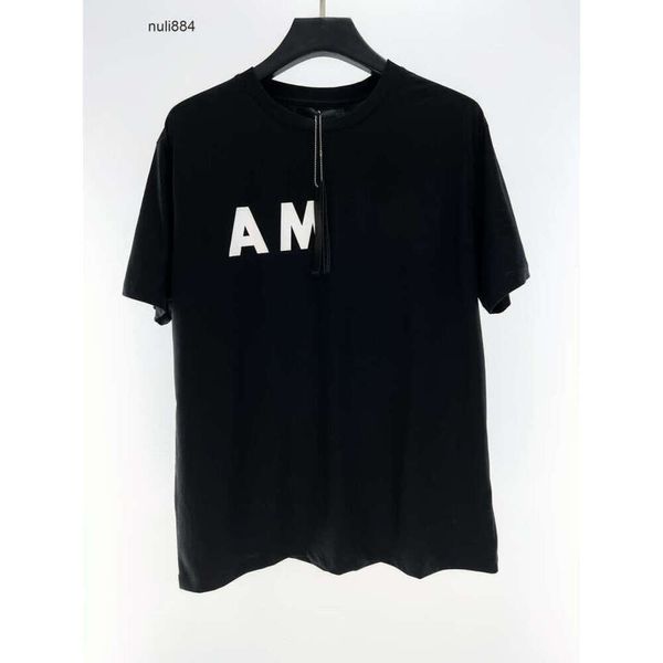 Ärmel Amari Casual Amirl Brief Amis AM Mode Amar Männer Miri Herren T-Shirts T-Shirts Schwarz Drucken Sommer Designer Kurz Hochwertige Herrenbekleidung R29S