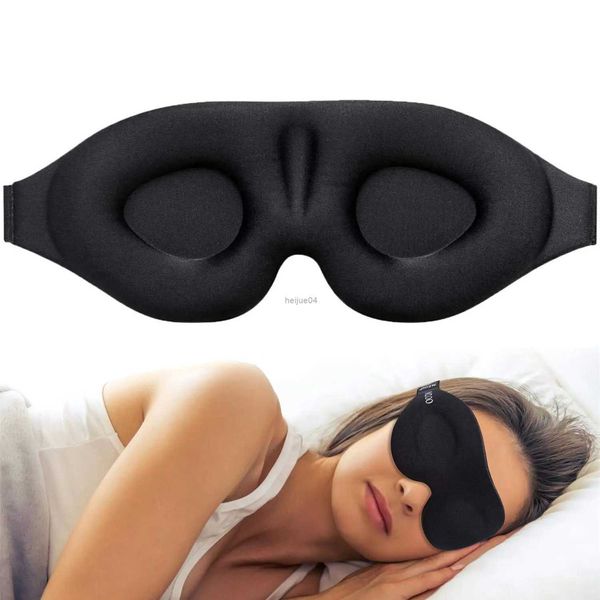 Máscaras de sono máscara de olho para dormir copo com contorno 3d venda côncava moldada noite máscara de sono bloquear a luz com mulheres homens