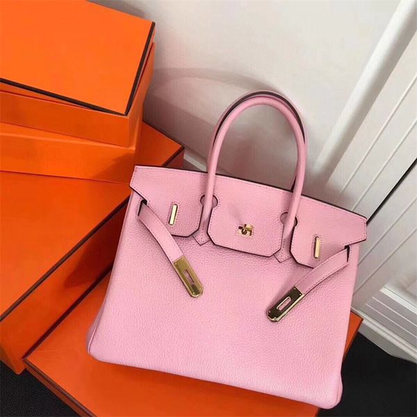 9A totes Damen Designer Tasche Birk Handtasche Geldbörse Schulter Skew Messenger Rindsleder Mode Einkaufstasche Vollkorn Umhängetasche Echtes Leder Frauen große Kapazität Tasche