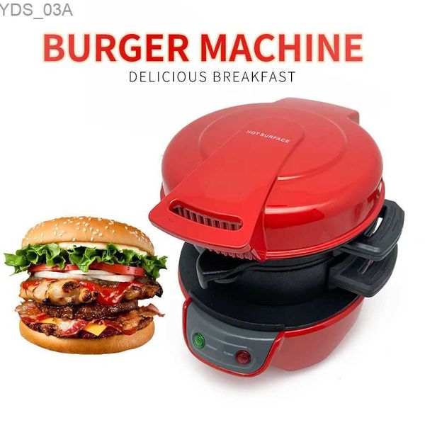 Sandwichmaker Haushaltsfrühstücksmaschine Hamburger Sandmaschine mit Eierkocher Ringmaschine Brotsandmaschine Waffelmaschine 240227