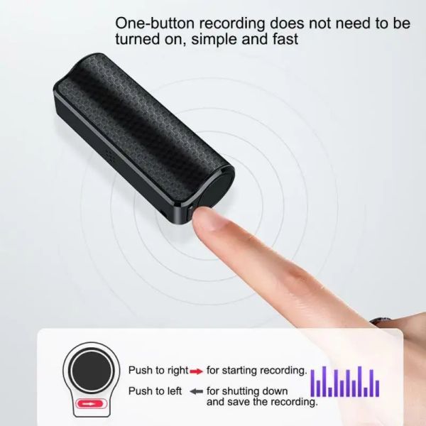 Spieler 8 GB JNN Q70 Voice Activated Digital Audio Voice Recorder MP3 Player 192Kbit / s nonstop USB -Stift integriert HD -Mikrofon