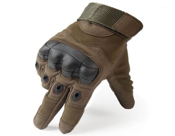Luvas sem dedos esportes ao ar livre tático dedo completo para caminhadas equitação ciclismo men039s armadura proteção shell13164754
