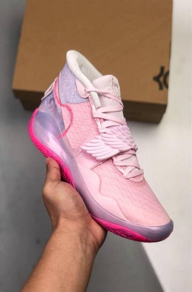 DLT Kevin Durant Zoom KD 12 EP XMAS What the Aunt Pearl Pink Sole Black Broken Flower Size3647 Athletic Outdoor Sports 2021 Men A2265738