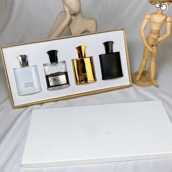Luxuriöses Designer-Parfüm, Parfüm, Wasser, 30 ml, 4-teiliges Set, Duft für Männer und Frauen, Anzug mit Kit-Box, EDP, geheimnisvolles Parfum, reine Düfte, Salon-Weihrauch