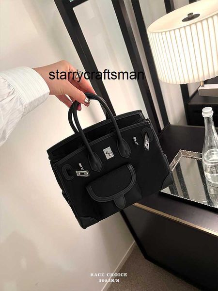 Женская сумка L Racechoice, черная женская сумка премиум-класса, большая вместительная женская сумка, холщовая карманная сумка, новая
