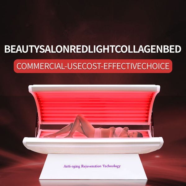 Kollagen Solarium Solarium Photon LED Rotlichttherapie Schönheitssalon LED Therapiekapsel Nahinfrarot-Therapiebett