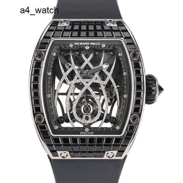 Наручные часы RM Наручные часы Richardmillie RM19-01 Natalie Portman Spider Tourbillon Limited Edition, белое золото