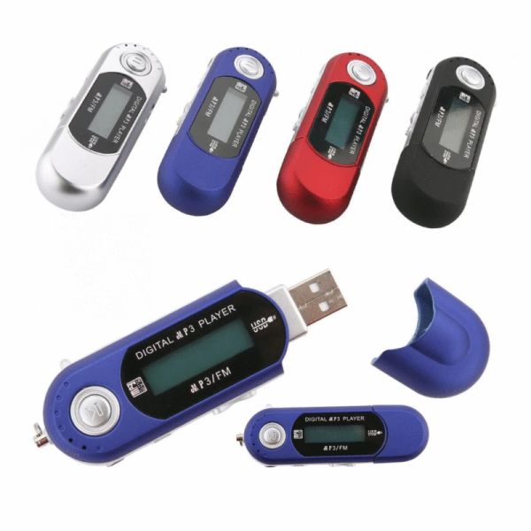 Lettore Lettore musicale MP3 per memoria da 4 GB 8G Schermo LED USB 2.0 Tutto in uno con radio FM Registratore vocale Lettore Ebook MP3 U Disk Walkman