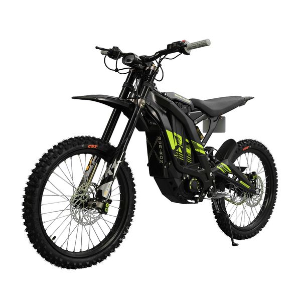 Frete grátis Sur Ron Light Bee Electric Dirt Bike 6000W Middle Drive 60V/40Ah Bateria de lítio 250Nm 270mm Distância ao solo 25/75km/h Velocidade Full Rear Oil Brakes Ebikes