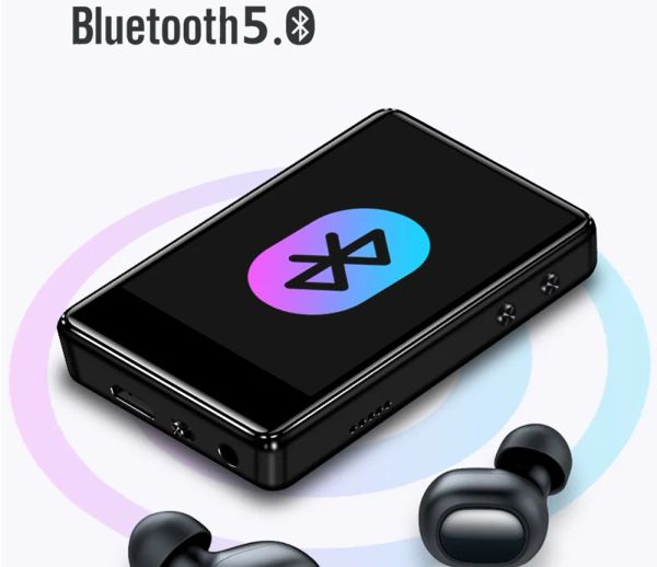 Spieler Original Metal Support Bluetooth 5.0 MP3 Player HiFi Music Player gebautes Lautsprecher mit E -Book -Aufnahme /FM Radio /Video