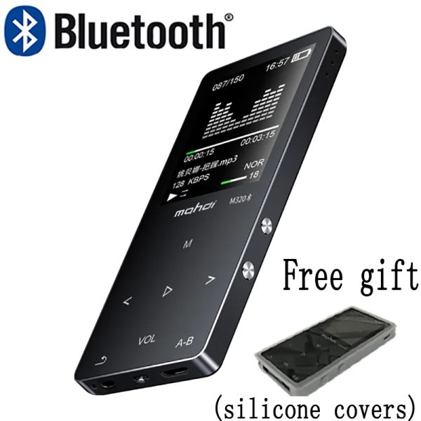 Giocatori Mahdi M320 Metal Sport MP3 Player Bluetooth Audio portatile 4G/8G/16G con altoparlante incorporato FM Radio Ape Flac Music Player