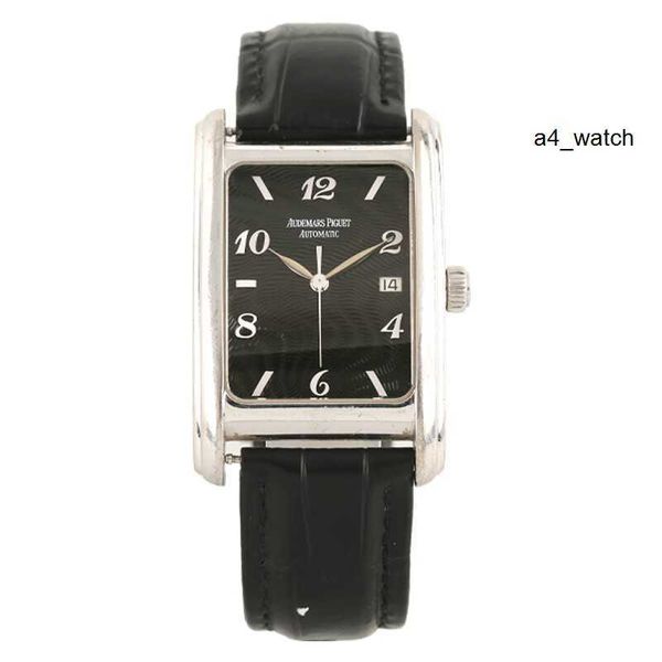 Beliebte Armbanduhren-Kollektion. Armbanduhr AP Watch Classic Series, 18 Karat Platin, Automatikwerk, 29 x 46 mm, Herrenuhr, Schweizer Luxusuhr 15121BC.OO.A002CR.02