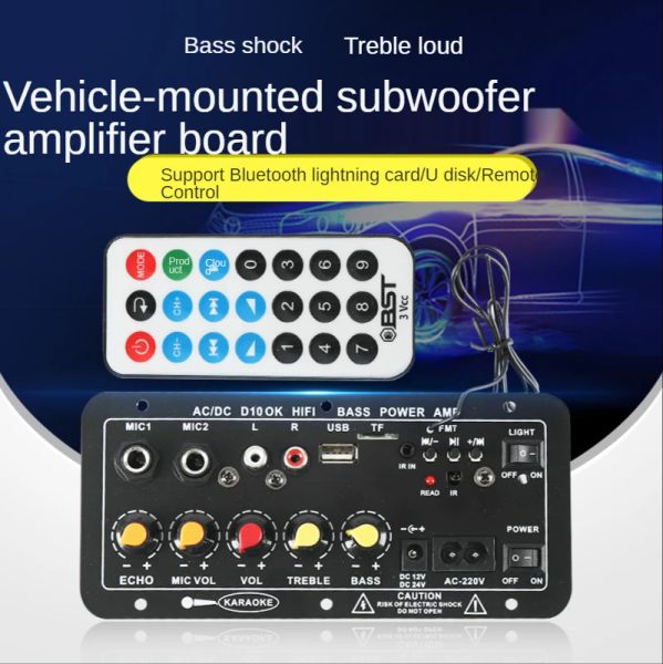 Players HIFI Bluetooth Digital Power Audio Amplifier Board 18W+18W AMP estéreo Amplificador Home Theater USB SD Card MP3 Player