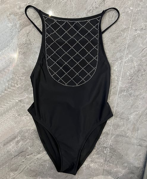 Diamanti designer di costumi da bagno di lusso da bagno un pezzo da bagno monokini sexy sexy set bikini set da donna marca abbigliamento da bagno in su costumi da bagno senza battute bikini con etichette XL