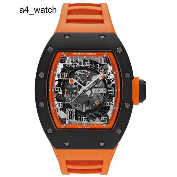 Timeless Watch Elegance Armbanduhr RM Armbanduhr RM030 Americas Limited Edition 30 Orange Black Carbon RM030 Herrenuhr