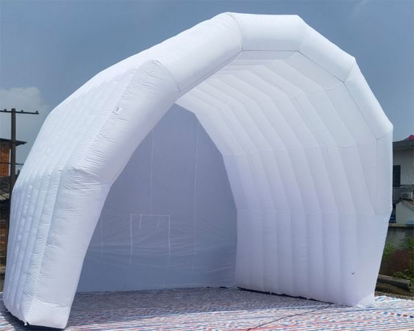 atacado 10mWx6mDx5mH (33x20x16,5 pés) Navio grátis branco inflável palco tenda capa de exposição insufláveis marquise de exibição para eventos de concertos de música ao ar livre