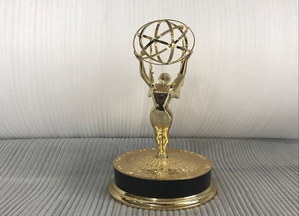 Tamanho da vida real 39 cm 11 Emmy Trophy Academy Awards of Merit 11 Metal Trophy One Day Delivery2717474