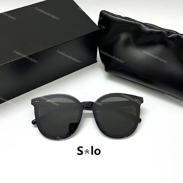 Herren-Sonnenbrille, Designer-Sonnenbrille, UV400-Spiegelbrille, GM-Sonnenbrille, Box, Gentle Man-Brille, schwarz, HER SOLO, Frau, Sonne, gl247I