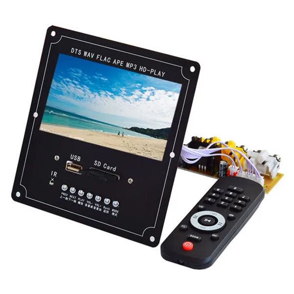Player Drahtloser Bluetooth-Audio-Video-Decoder LCD-Bildschirm DTS Verlustfreies Bluetooth-Modul MP4/MP5 HD-Video APE/WAV/MP3-Dekodierungsplatine