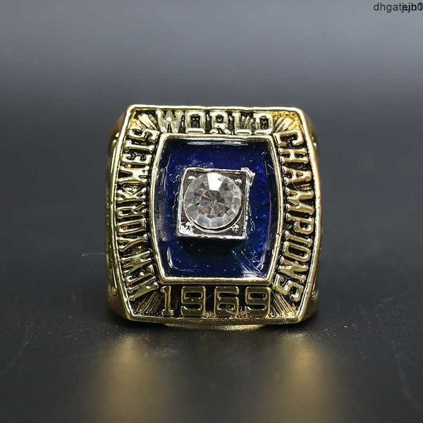 Designer Anello commemorativo Anelli a fascia Mlb 1969 New York Metropolitan Baseball Championship Ring Cliente Vjkk