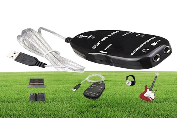 o Gitar efektleri pedallı gitar USB arayüzü bağlantısı kablosu PCMAC kayıt kaydı CD sürücü gitar parçaları Accessories9897600