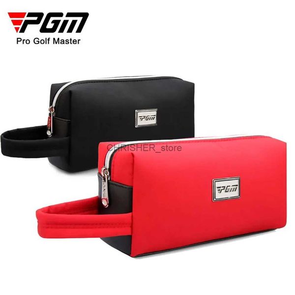 Golftaschen PGM Multifunktionale Golf-Handtasche für Männer und Frauen, wasserdichte Handtasche, tragbar, für Golf-Tee/Handtuch/Ball, große Golf-Cart-Tasche SOB001L2402