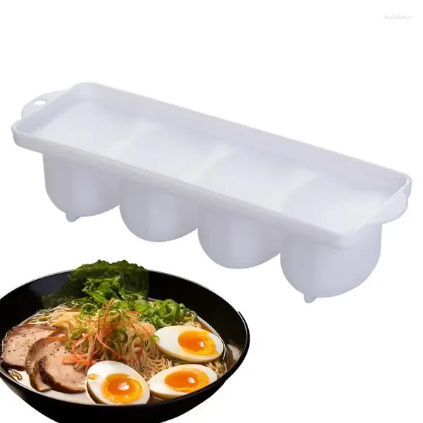 Portaoggetti da cucina Scatola per uova Organizzatore di vassoi portatili 4 Design a griglia Frigorifero Comodi accessori da cucina Gadget