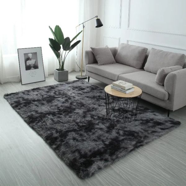 Pluh Fell Teppich Wohnzimmer weiches zotteliger Teppich Kinderzimmer Haare Teppich Schlafzimmer Fluffy Teppich Sofa Couchtisch Boden VEET Decke Anti-Lip Dekor modern groß