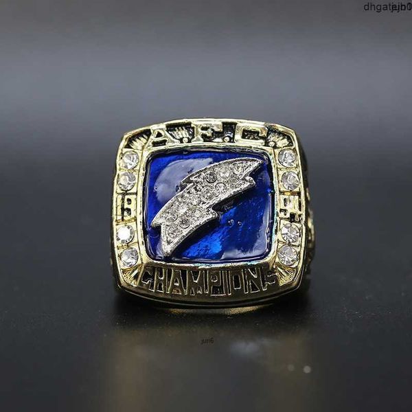 Anel comemorativo do designer Nmi5 Anéis 1994 San Diego Lightning Rugby Championship Ring K43j X4of