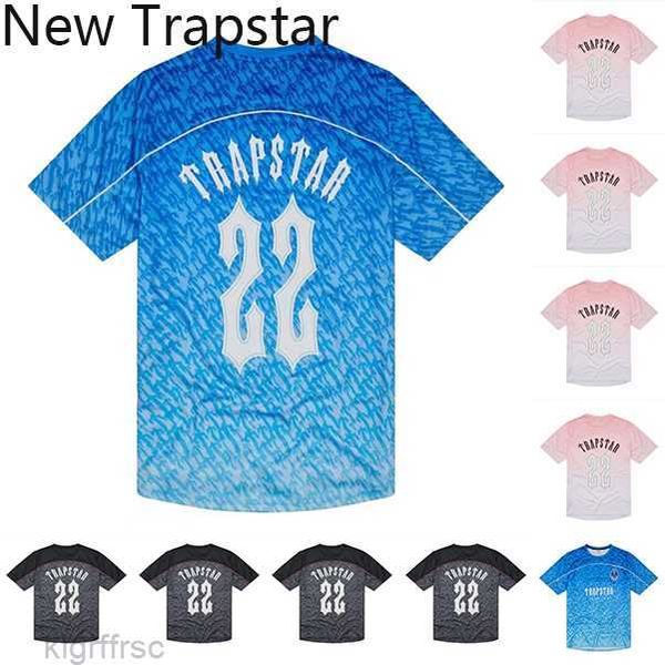 Tasarımcı Erkekler Kadınlar Trapstar T Shirt Polos Çiftleri Mektup T-Shirts Kadınlar Trendy Saklama Tees Eu Boyut S-XL 0GMD BLMS RJ6T